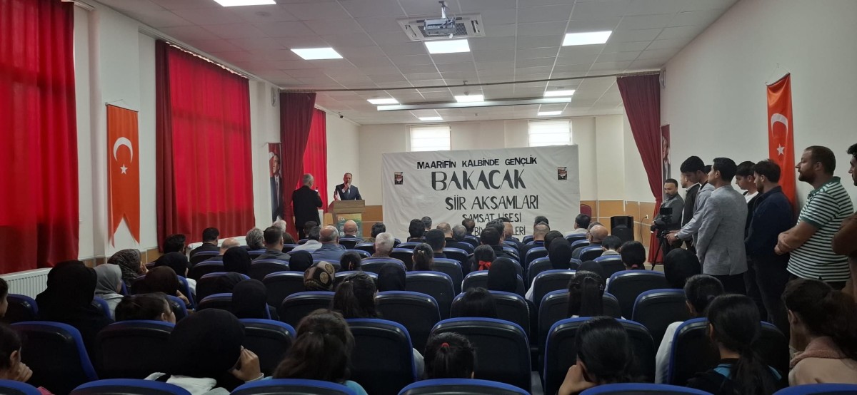 SAMSAT’TA EDEBİYAT GÜNLERİ COŞKU İLE GERÇEKLEŞTİRİLDİ.