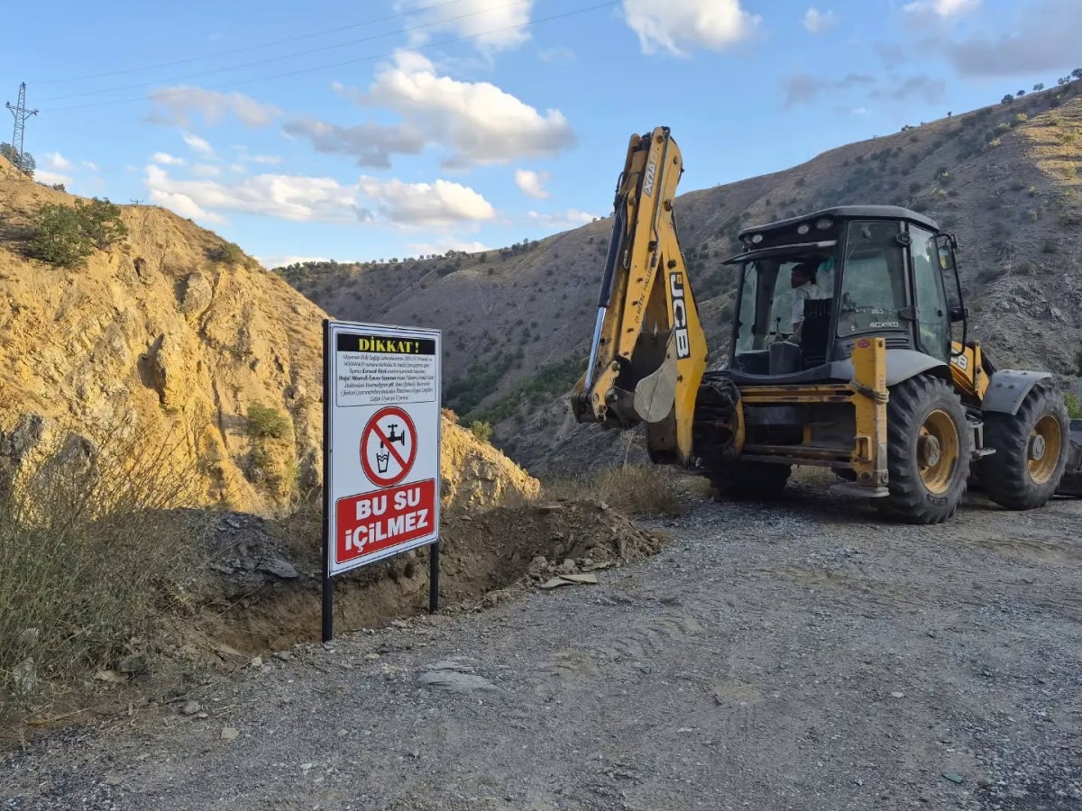 Çelikhan’da mineralli su alarmı: Vatandaşlara tüketmeyin uyarısı